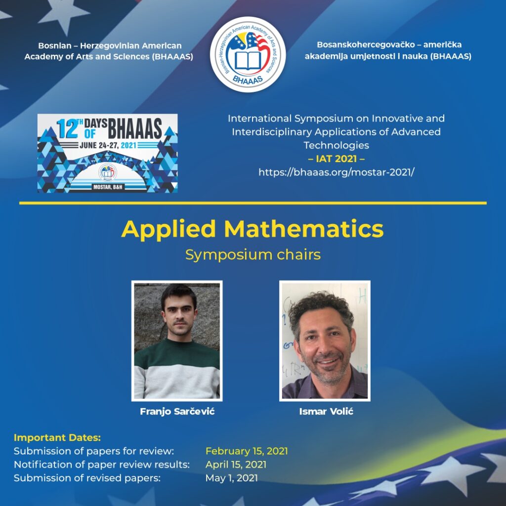 Tehnički simpozij u okviru Dana BHAAAS 2021. 9 Applied Mathematics 1024x1024