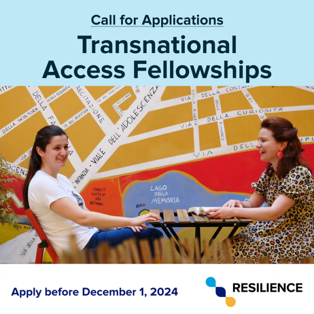 Poziv za dostavljanje prijava: Program internacionalnih posjeta 2025-2026. (TNA - Transnational Access Fellowships) RESILIENCE TNA Call 2024 01.00